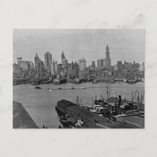 Lager New York Skyline East River New York City Briefkaart (Voorkant)