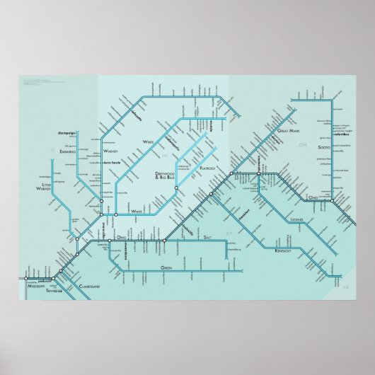 Lager Ohio 30 x 20 inch Poster (Voorkant)