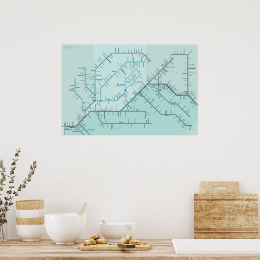 Lager Ohio 30 x 20 inch Poster (Keuken)