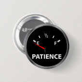 Lager op geduld? ronde button 5,7 cm (Voorkant /achterkant)