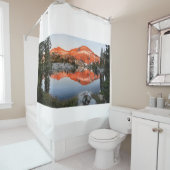 Lager Ottoway Lake Sunset - Yosemite Douchegordijn (In situ)