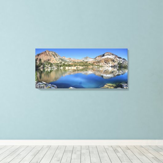 Lager Ottoway Lake - Yosemite Canvas Afdruk (Insitu (Houten vloer))