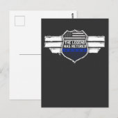 Lager politieagent Retirement Legend heeft gepensi Briefkaart (Voorkant / Achterkant)
