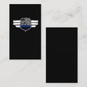 Lager politieagent Retirement Legend heeft gepensi Visitekaartje (Voorkant / Achterkant)