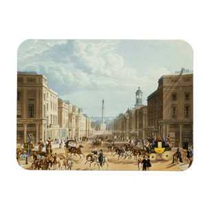 Lager Regent Street, café. door Ackermann, c.1835 Magneet