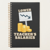 Lager salaris van leraar planner (Voorkant)
