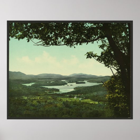 Lager Saranac Lake, Adirondacks Poster (Voorkant)