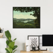 Lager Saranac Lake, Adirondacks Poster (Thuiskantoor)