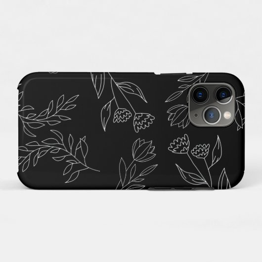 Lager silhouetpatroon Case-Mate iPhone case (Achterkant (horizontaal))
