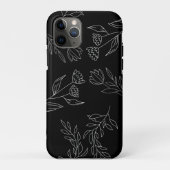 Lager silhouetpatroon Case-Mate iPhone case (Achterkant)