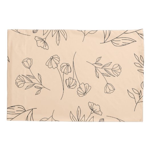 Lager silhouetpatroon kussensloop (Achterkant)