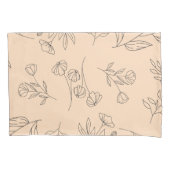 Lager silhouetpatroon kussensloop (Voorkant)