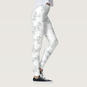 Lager silhouetpatroon leggings (Rechts)