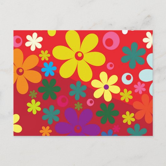 Lager stroomverbruik in rood briefkaart (Voorkant)