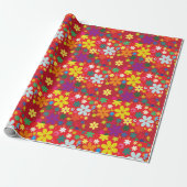 Lager stroomverbruik in rood cadeaupapier (Uitgerold)