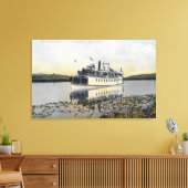 Lager Uitzicht van Steamer Klamath Canvas Afdruk (Insitu (Woonkamer))