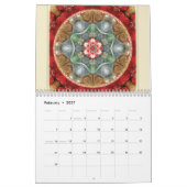 Lager van de kalender van Life Mandala 2015 (Feb 2027)