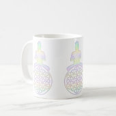 Lager van het leven / Blume des Lebens - Boeddha Koffiemok (Voorkant links)