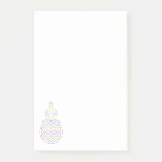Lager van het leven / Blume des Lebens - Boeddha Post-it® Notes (Voorkant)