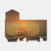 Lager van het leven / Blume des Lebens - GOLD Bedankdoosjes (Uitgevouwen)