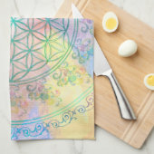 Lager van het leven / Blume des lebens - liefdesha Theedoek (Quarter Fold)