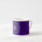 Lager van het leven / Blume des Lebens - Mandala I Espresso Kop (Voorkant rechts)