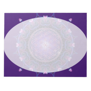 Lager van het leven / Blume des Lebens - Mandala I Notitieblok