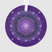 Lager van het leven / Blume des Lebens - Mandala I Ornament (achterkant)
