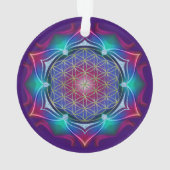 Lager van het leven / Blume des Lebens - Mandala I Ornament (achterkant)