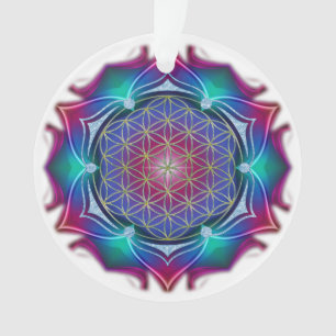 Lager van het leven / Blume des Lebens - Mandala I Ornament