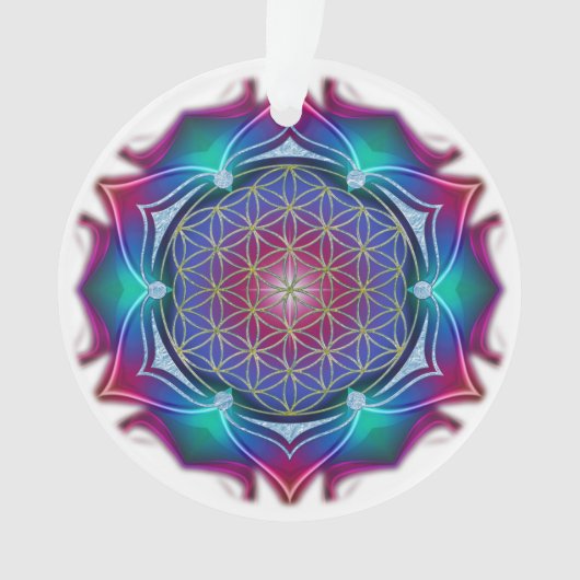 Lager van het leven / Blume des Lebens - Mandala I Ornament (voorkant)