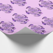 Lager van het leven / Blume des Lebens - paars van Cadeaupapier (Hoek)