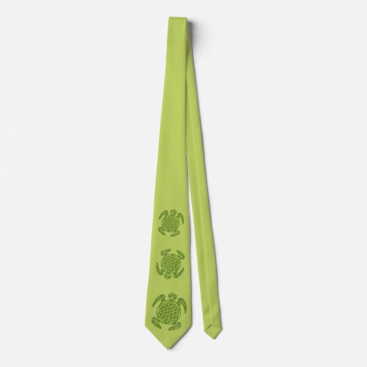 Lager van het leven / Blume des Lebens - schildpad Stropdas (Voorkant)