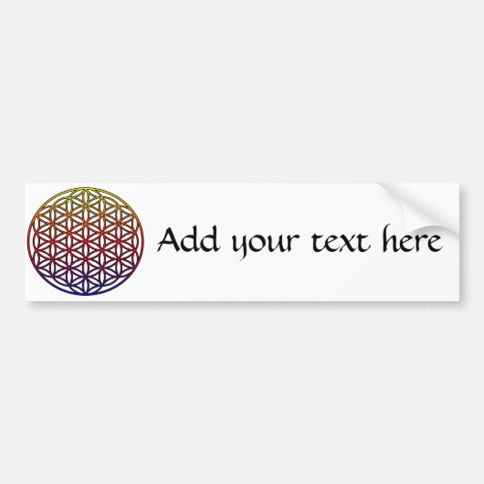 Lager van het symbool voor de meetkunde voor het l bumpersticker (Voorkant)