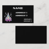 Lager van het visitekaartje van de godin Chakra (Voorkant / Achterkant)