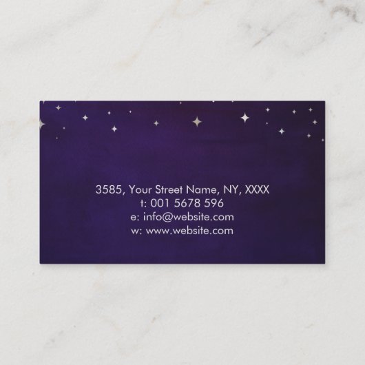 Lager van leven, genezende handen, chakras visitekaartje (Achterkant)