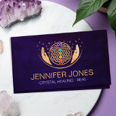 Lager van leven, genezende handen, chakras visitekaartje