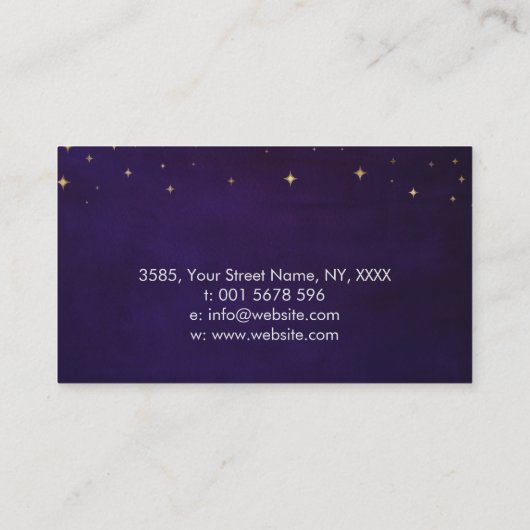 Lager van leven, genezende handen, chakras visitekaartje (Achterkant)