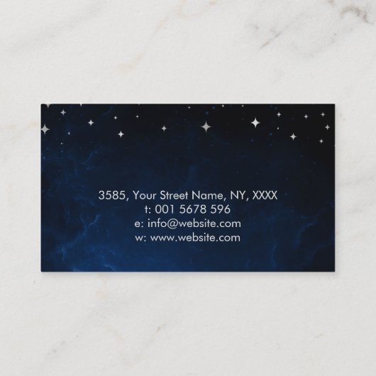 Lager van leven - Kristallen voor genezing Visitekaartje (Achterkant)