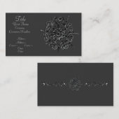 Lager van liefde (Henna) (zilver/effect) Visitekaartje (Voorkant / Achterkant)