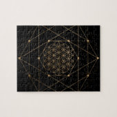 Lager van Life Black en Gold Legpuzzel (Horizontaal)