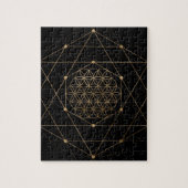 Lager van Life Black en Gold Legpuzzel (Verticaal)