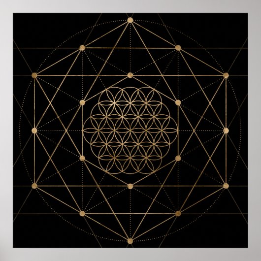 Lager van Life Black en Gold Poster (Voorkant)