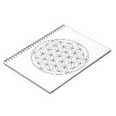 Lager van zwarte levenslijn notitieboek (Linkerzijde)