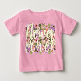 Lager vermogen baby t-shirt top roze boho attitude