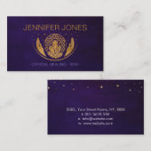 Lager - Visitekaartje voor genezing van kristallen (Voorkant / Achterkant)