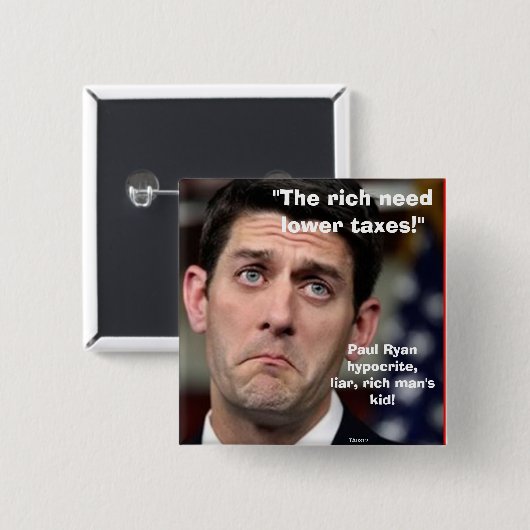 LAGERE BELASTINGEN 2 - Button (Voorkant /achterkant)