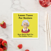 Lagere belastingen voor senioren servet (Insitu)