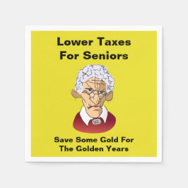 Lagere belastingen voor senioren servet