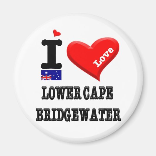 LAGERE CAPE BRIDGEWATER - I Love Magneet (Voorkant)